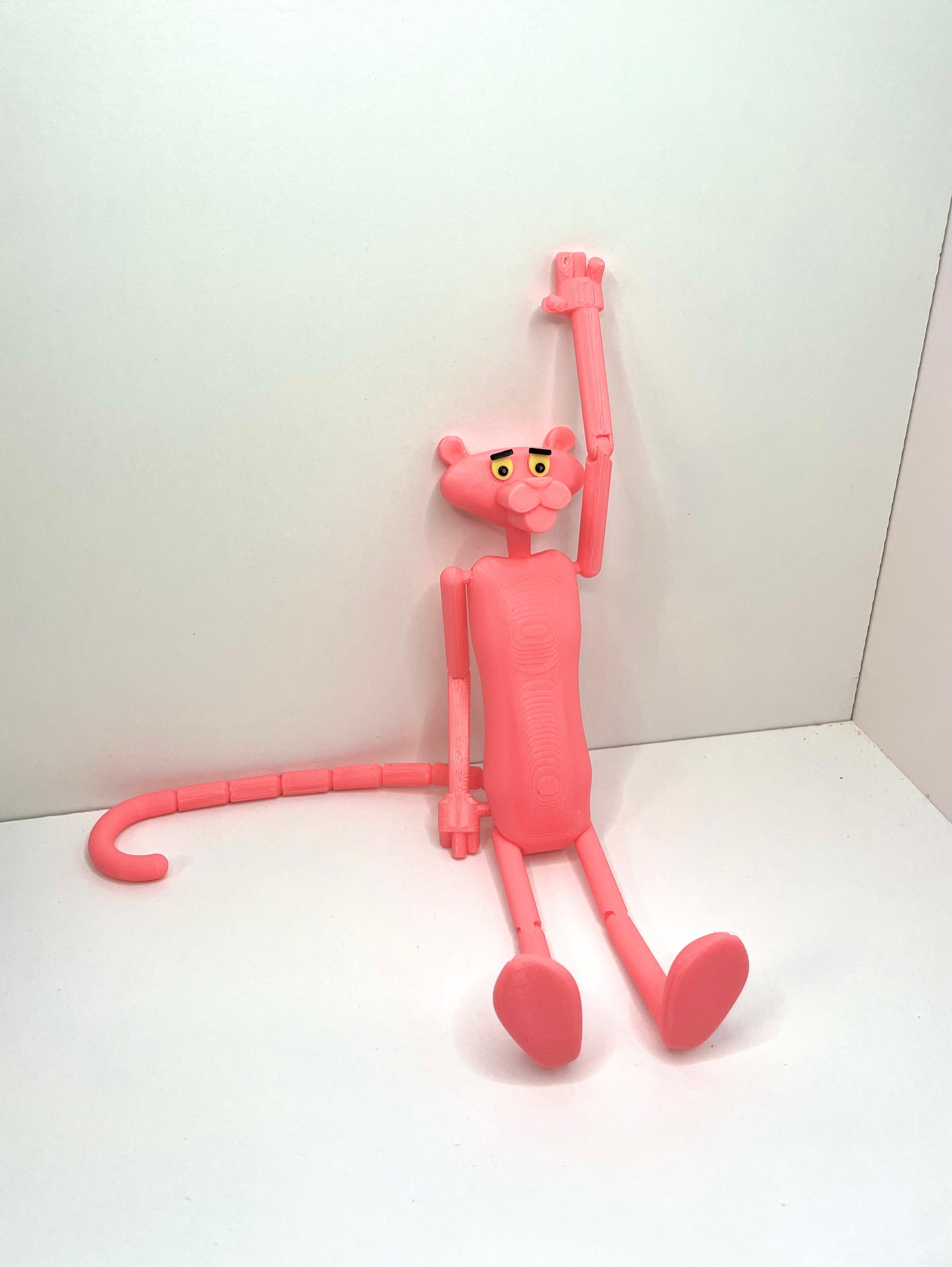 Pink Panther Articulated Figure 3d model