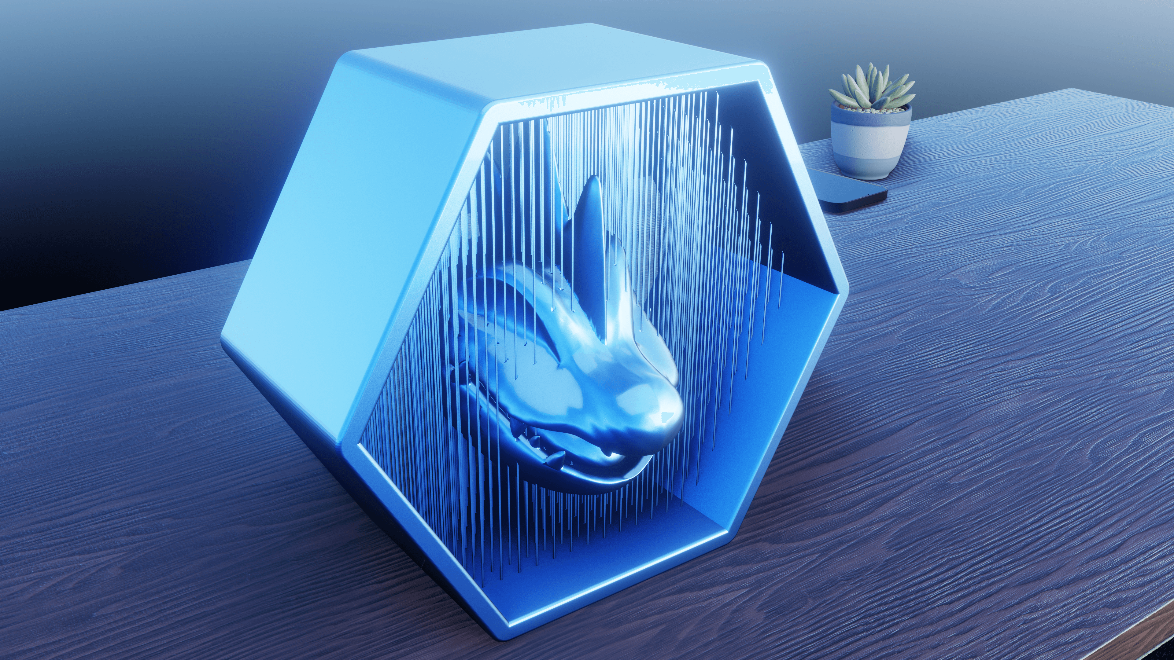 Suspended Feraligatr 3d model