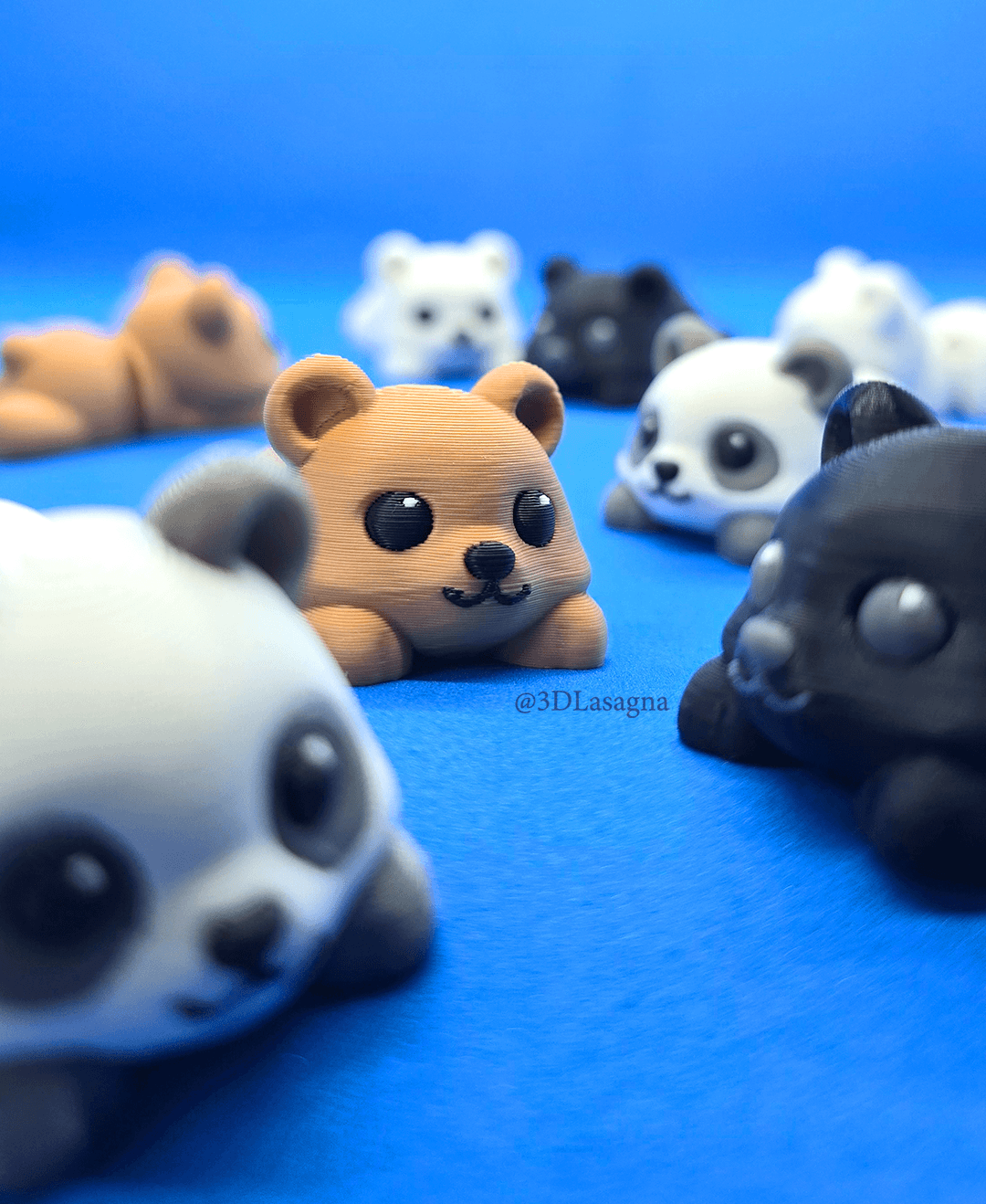3DL Mini Bears 3d model