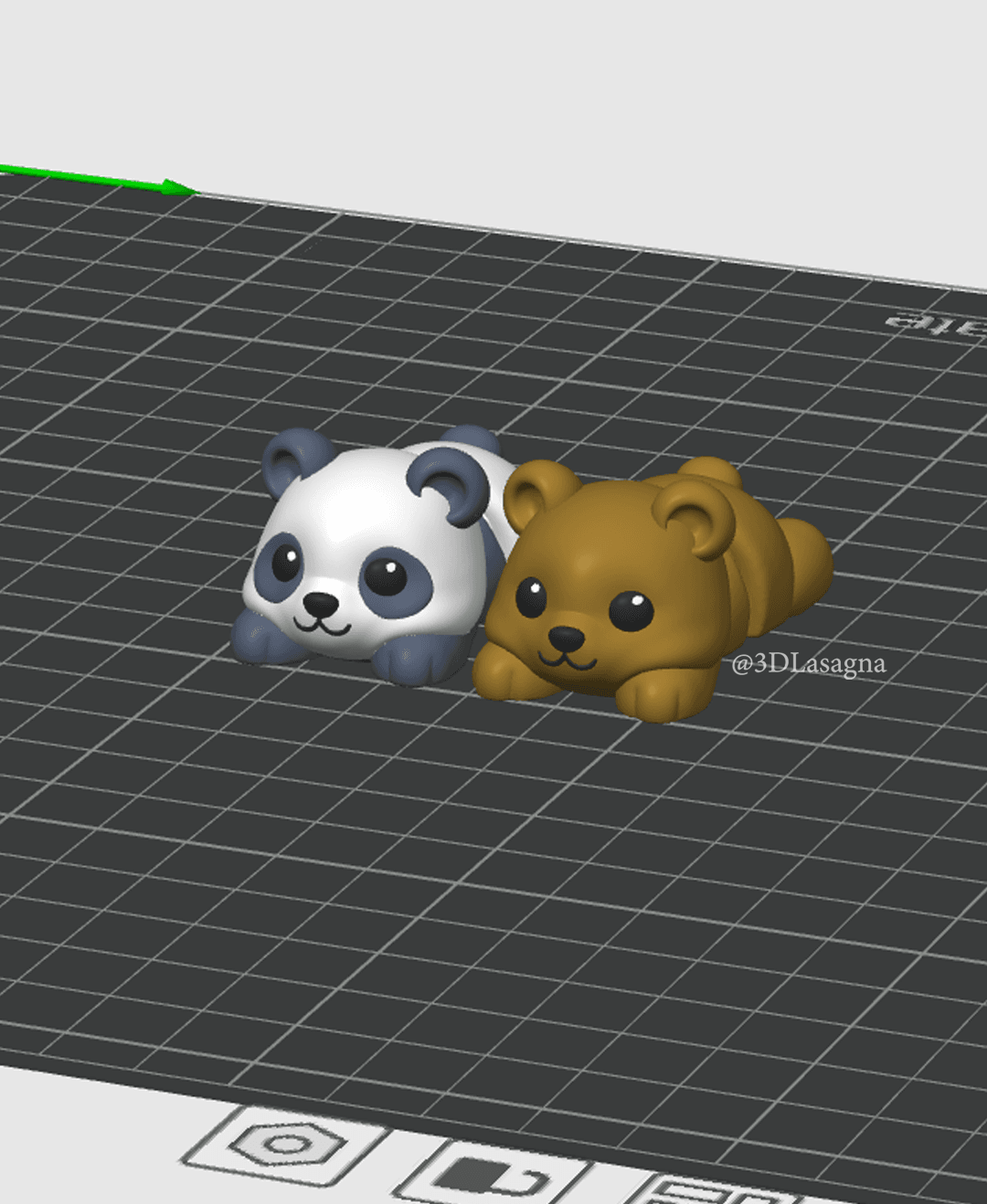 3DL Mini Bears 3d model