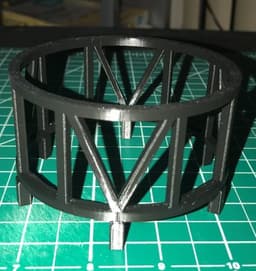 SN 7 Tank Test Stand 3d model