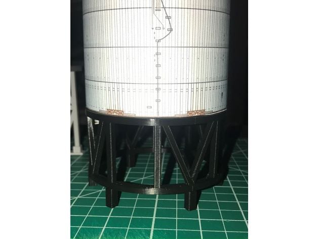 SN 7 Tank Test Stand 3d model