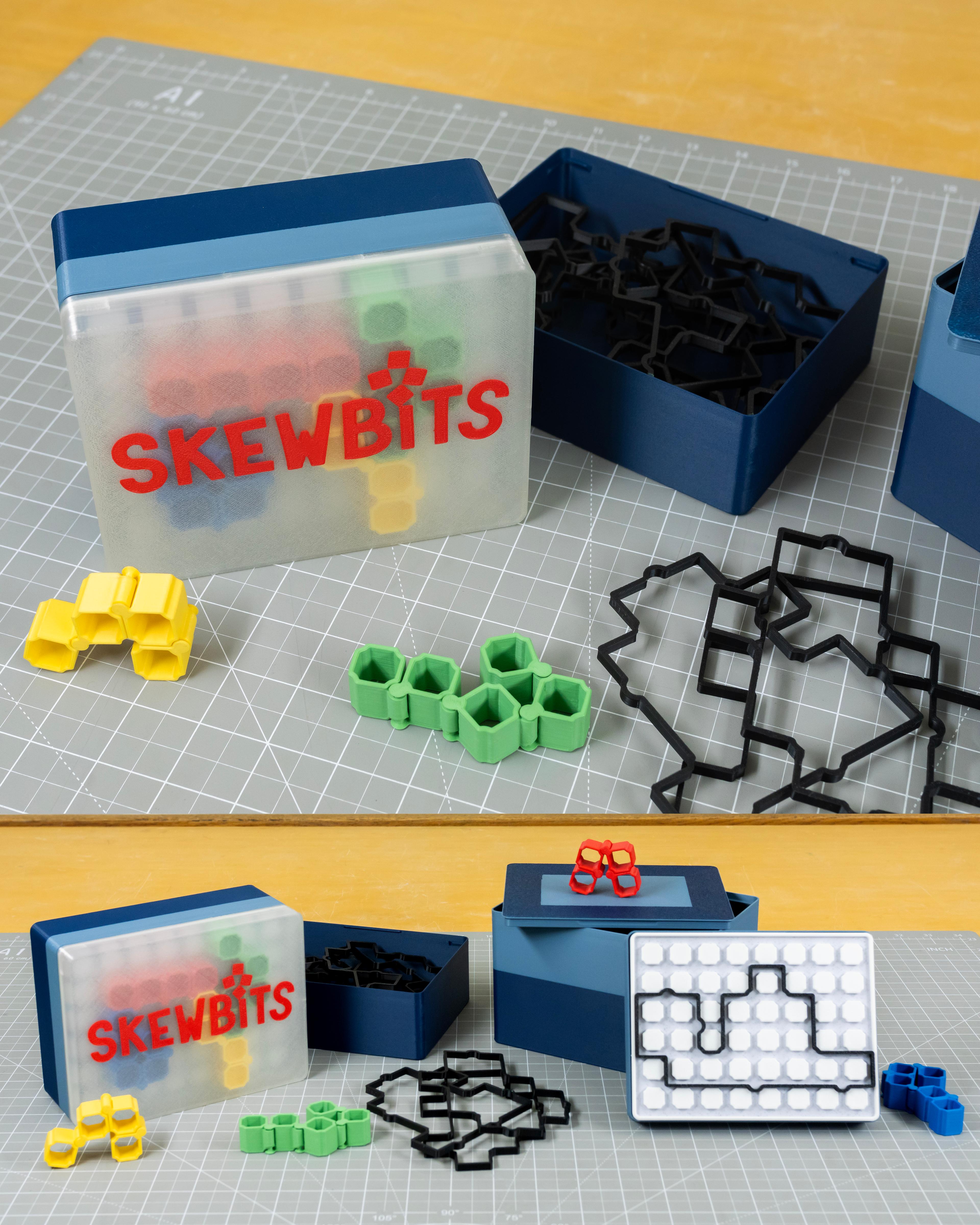 SKEWBITS // Premium Board + Case 3d model