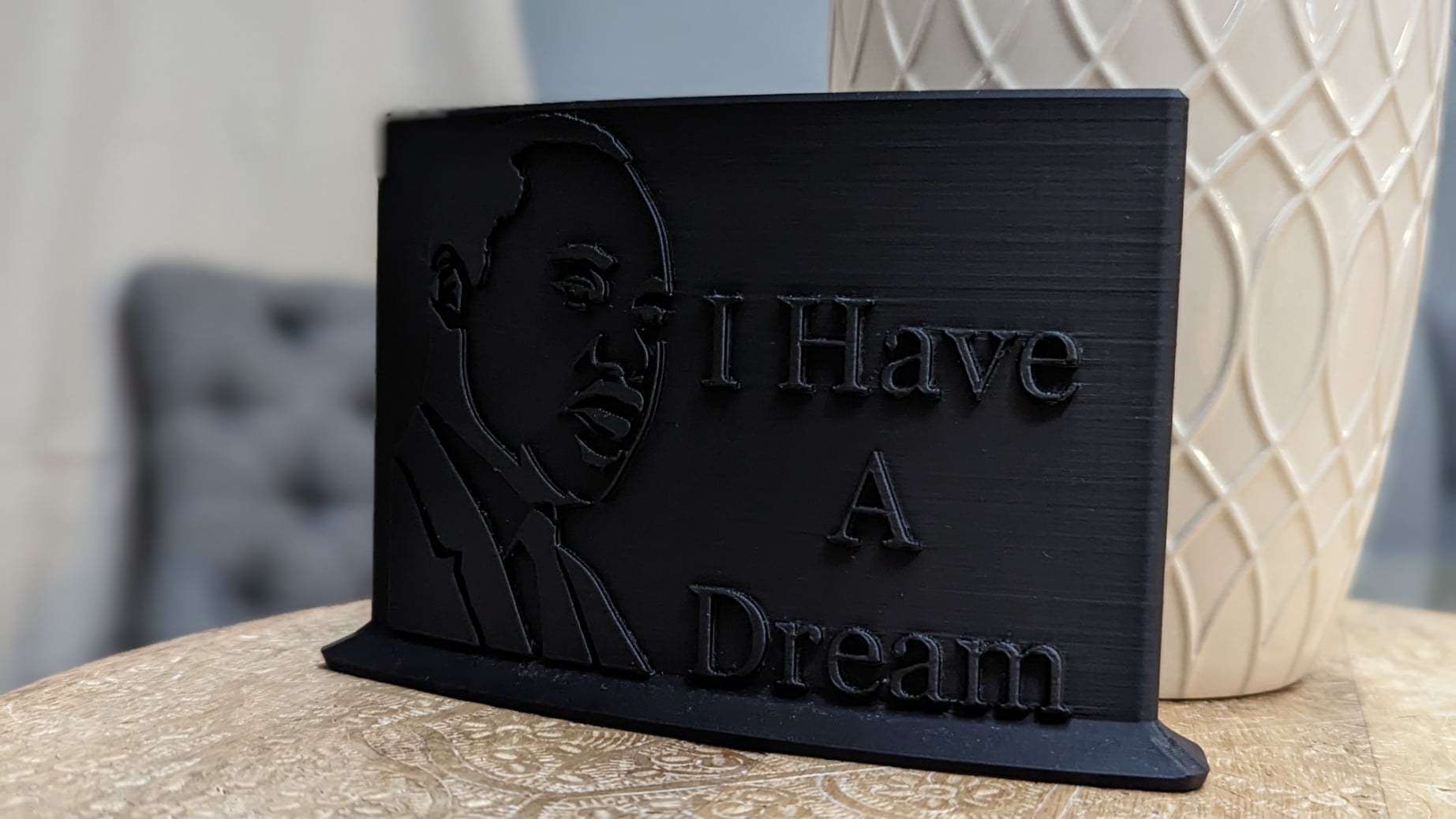 MLK Commemorative Print 3d model