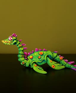 Creepy Loch Ness Monster 3d model