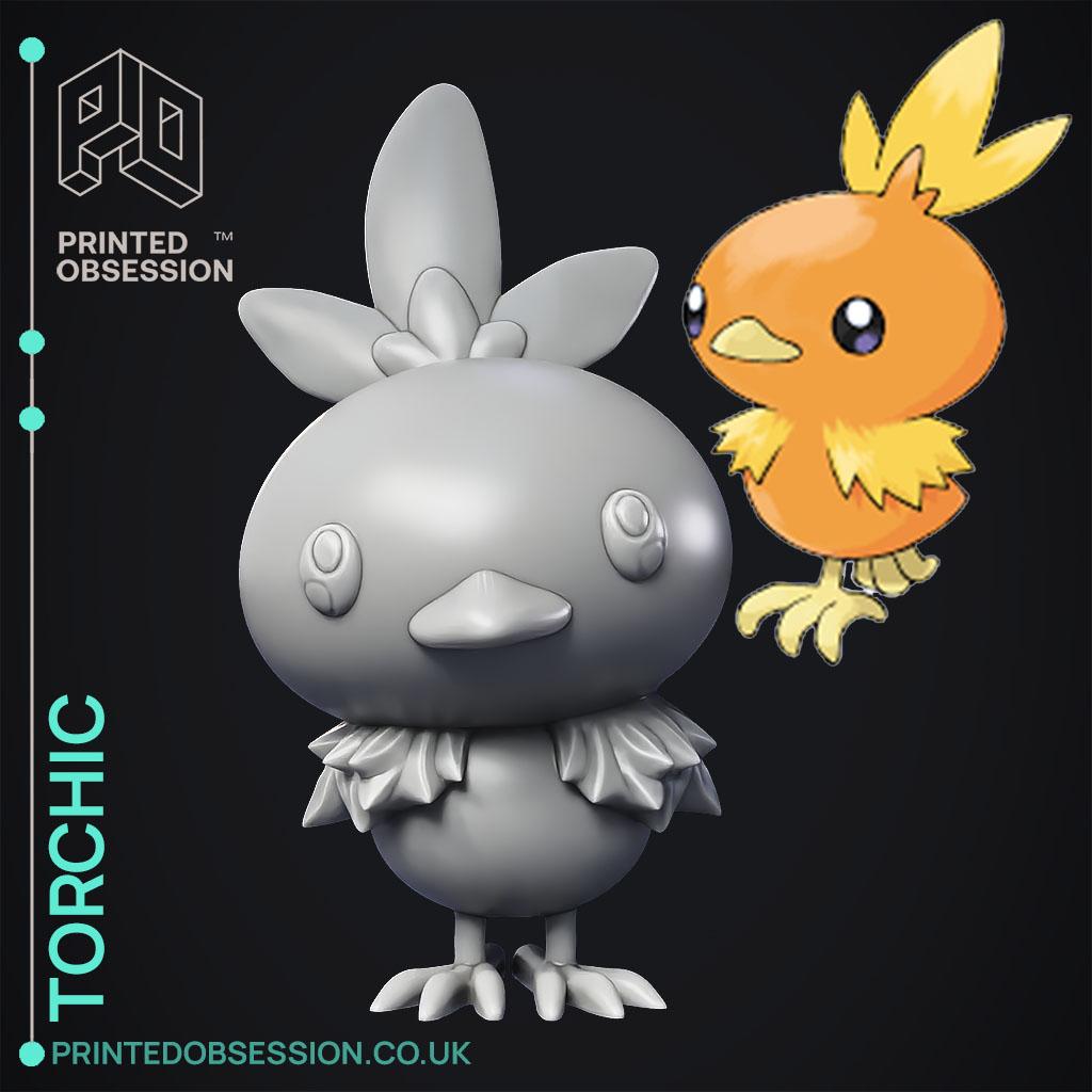 Torchic - Pokemon - Fan Art 3d model