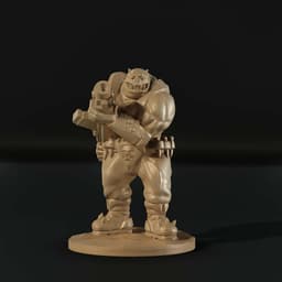 Support-Free / Supportless FDM | Null Brutes – Gunners Squad | Sci-Fi Orc Proxy | No Supports 3d model