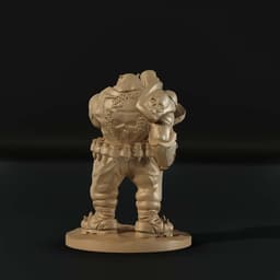 Support-Free / Supportless FDM | Null Brutes – Gunners Squad | Sci-Fi Orc Proxy | No Supports 3d model