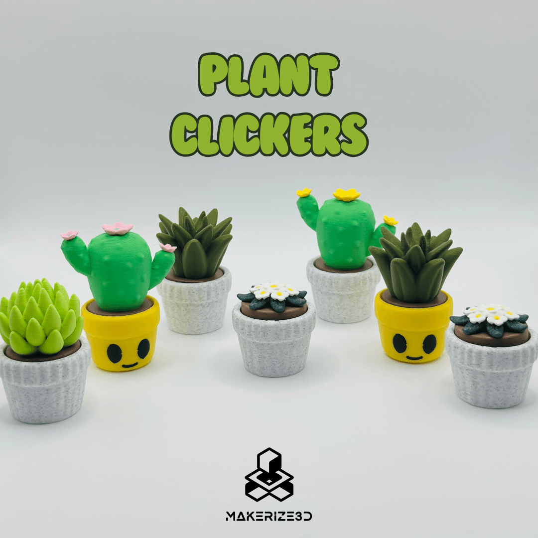 Plant Clickers Set 3d model
