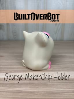 George the Pig MakerChip Holder 3d model