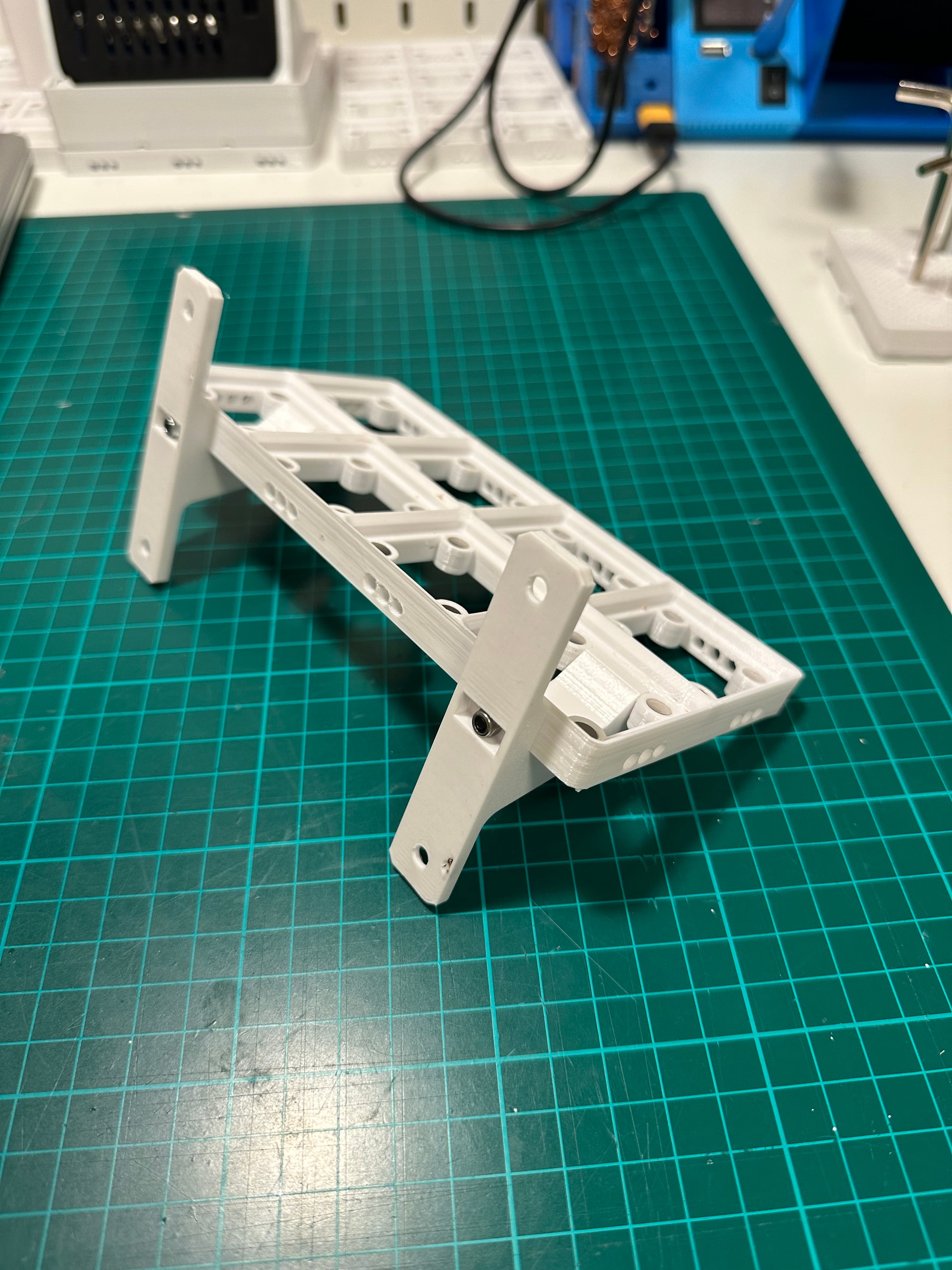 Gridfinity Baseplate Wall Mount Bracket 3d model