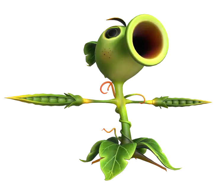 Plants vs. Zombies Peashooter 3d model