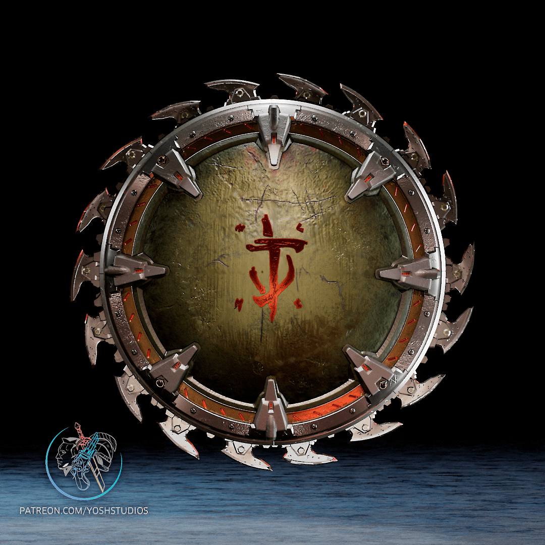 Ages Shield 3D Printer File STL 3d model