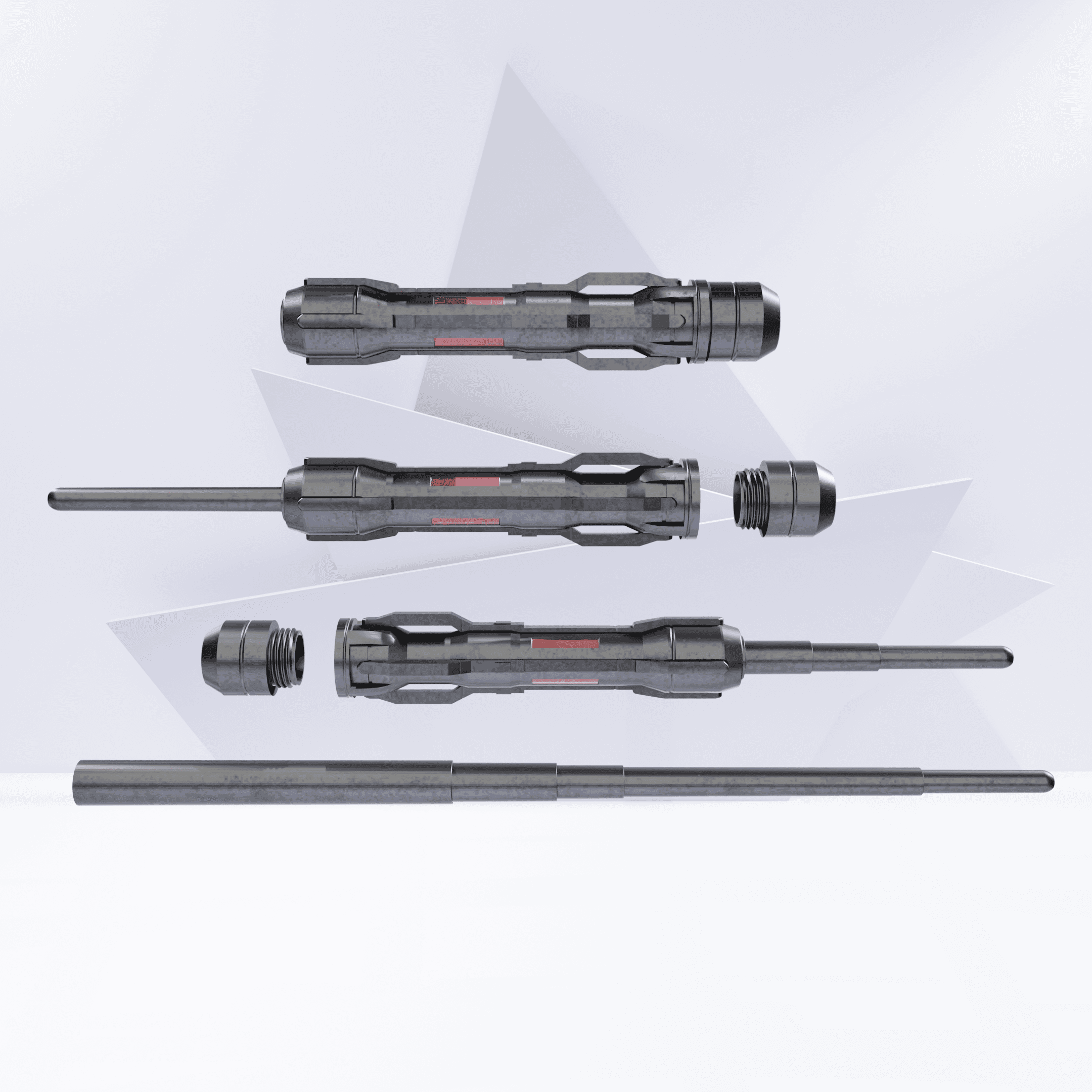Kylo Ren Lightsaber Concept 1 3d model