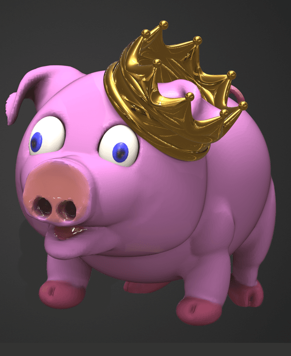 Sir Oinksalot 3d model