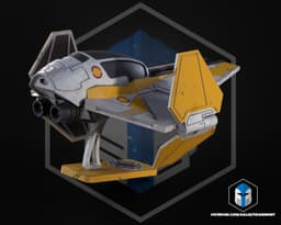 ETA-2 Jedi Starfighter Kit Card - 3D Print Files 3d model