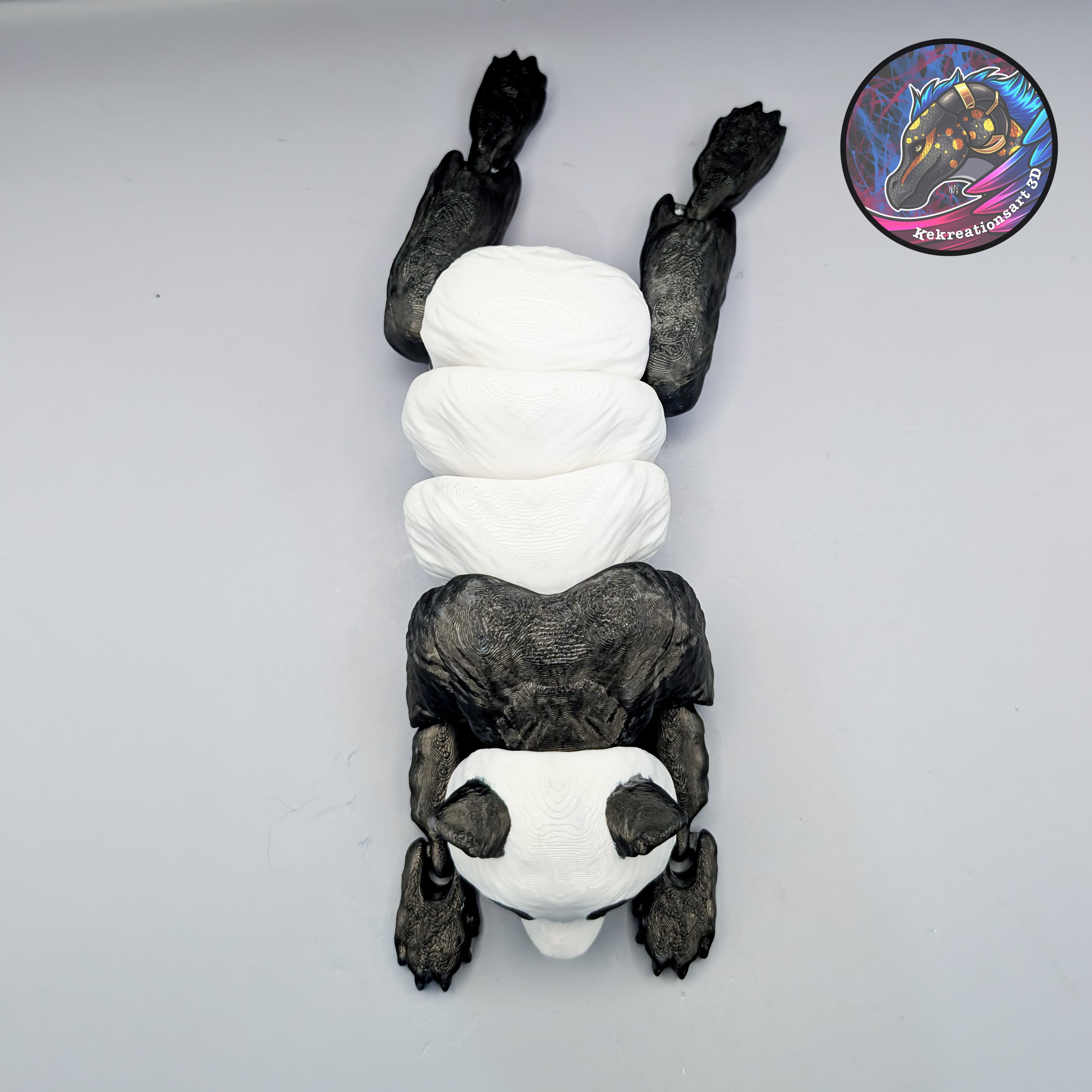 flexi panda bear 3d model