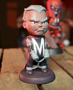 Li'l Magneto on Trial - XMen 97 Fanart Collectible 3d model