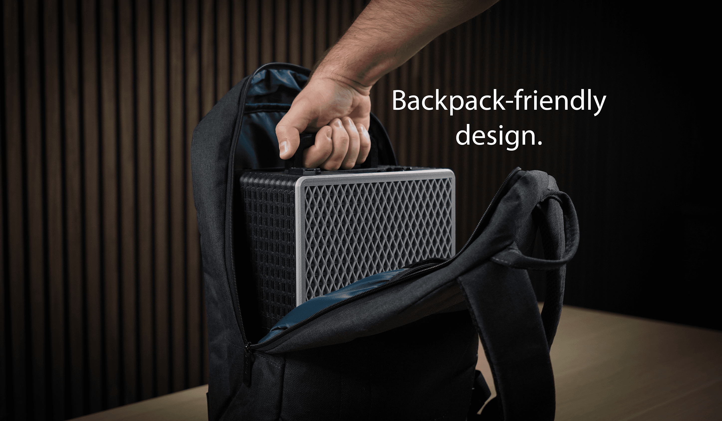 Backpack-friendly PC case v2.0 3d model