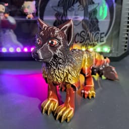 Flexy Wolf Pup 3d model