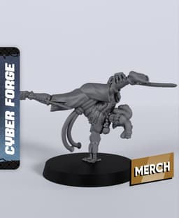 Louva-A-Deus - With Free Cyberpunk - Sci-Fi Gift Ideas for RPG and Wargamers 3d model