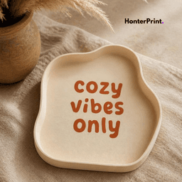Wavy Aesthetic Catchall Tray - Cozy Vibes Only - 3D Print Model / STL for Home Decor 3d model