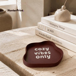 Wavy Aesthetic Catchall Tray - Cozy Vibes Only - 3D Print Model / STL for Home Decor 3d model