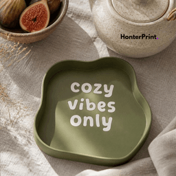 Wavy Aesthetic Catchall Tray - Cozy Vibes Only - 3D Print Model / STL for Home Decor 3d model