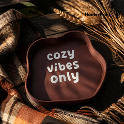Wavy Aesthetic Catchall Tray - Cozy Vibes Only - 3D Print Model / STL for Home Decor 3d model