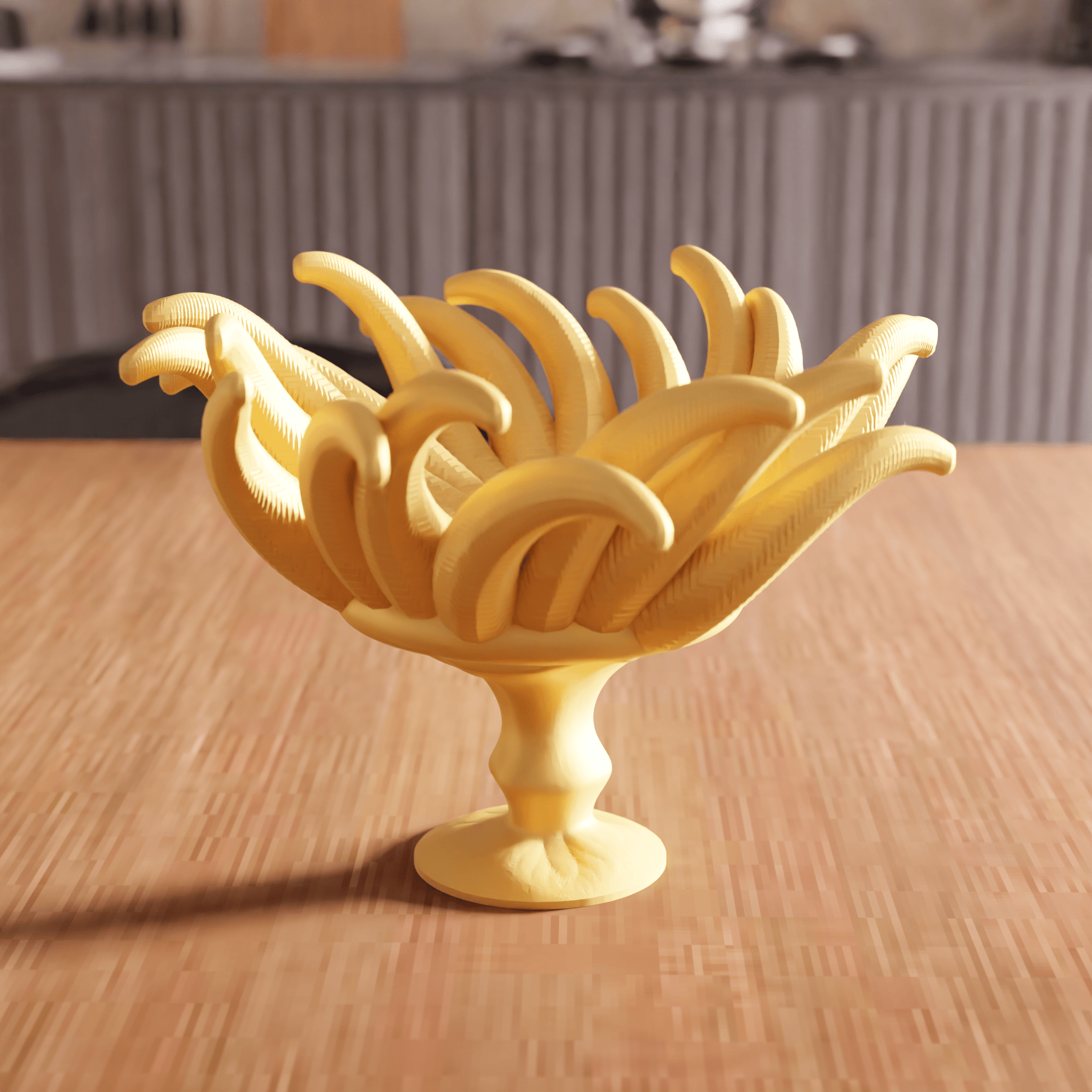 Oceanic Anemone Pedestal Bowl 3d model
