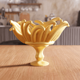 Oceanic Anemone Pedestal Bowl 3d model