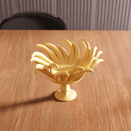Oceanic Anemone Pedestal Bowl 3d model