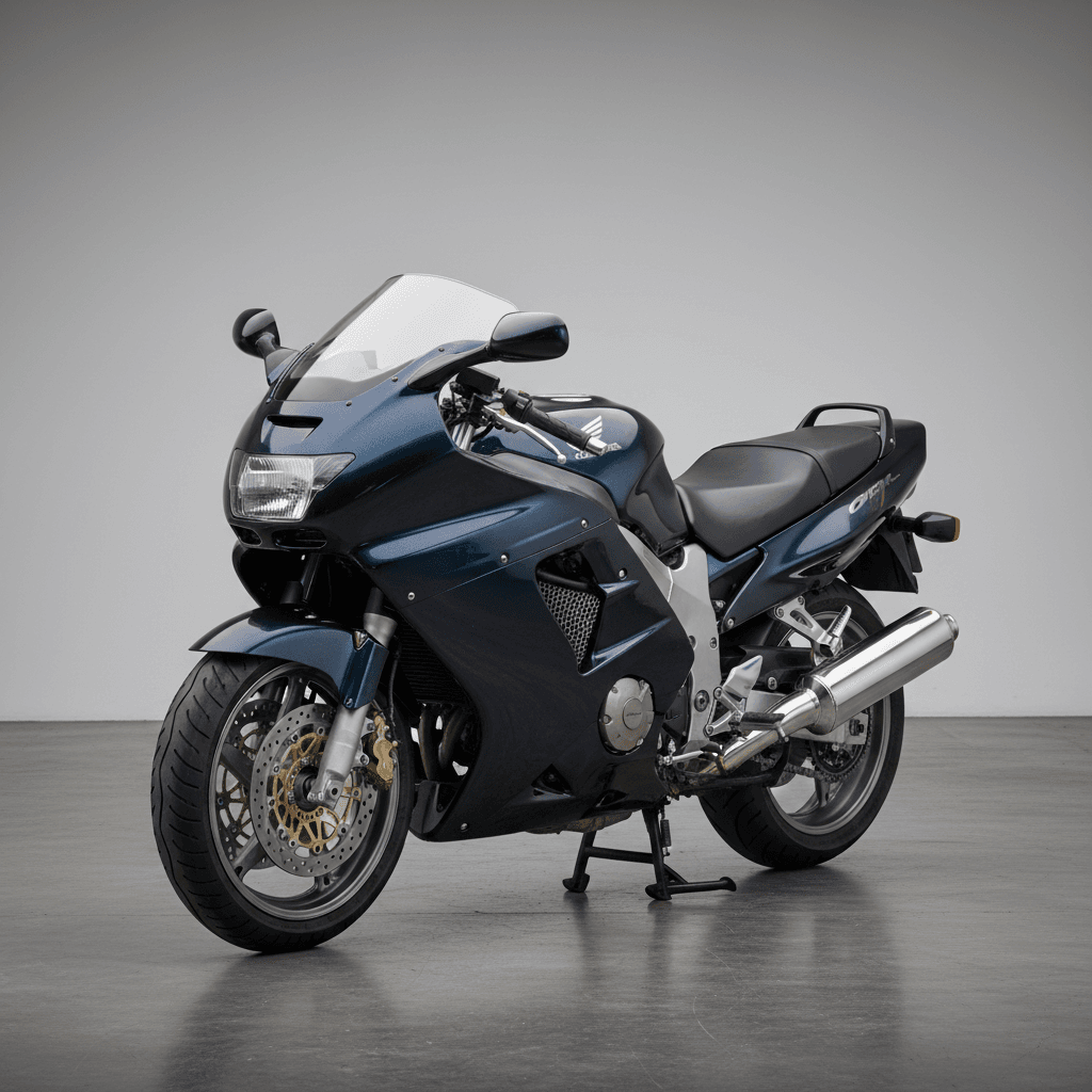 Honda CBR1100XX SuperBlackbird Motorcycle 3d model