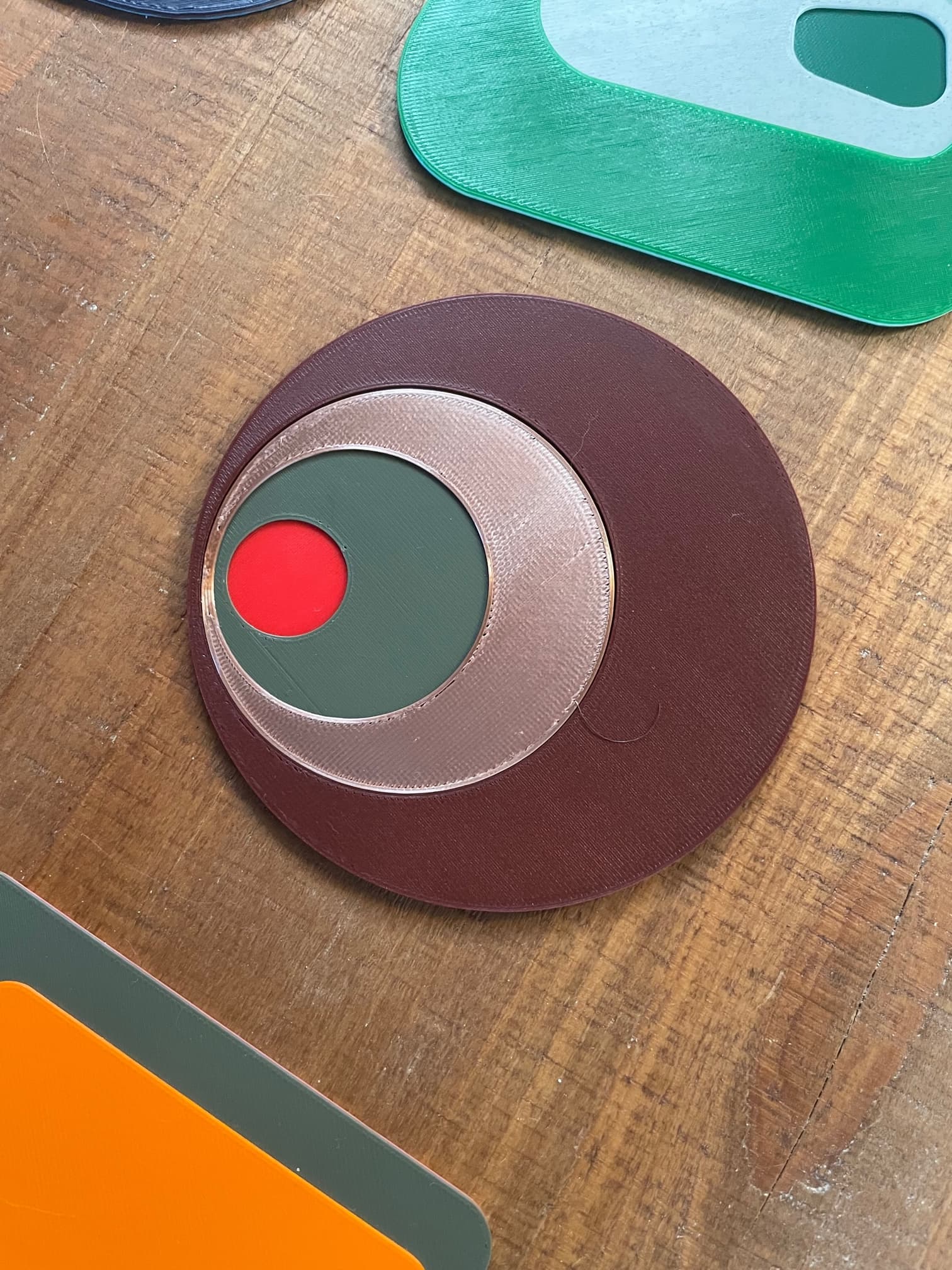 Circles Retro Coaster 3d model
