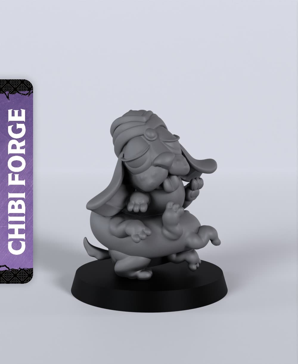Puppypede - With Free Dragon - 5e DnD Inspired for RPG and Wargamers 3d model