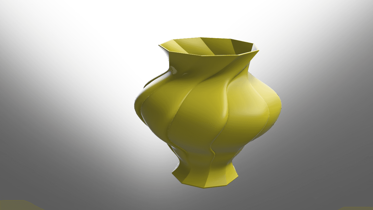 Warped Illution vase-non vase mode 3d model