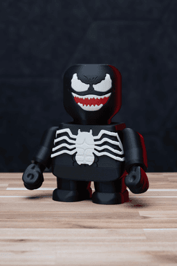 Chunky Venom - FREE Spider-Man Marvel Kit | No Supports, No AMS, No Glue 3d model