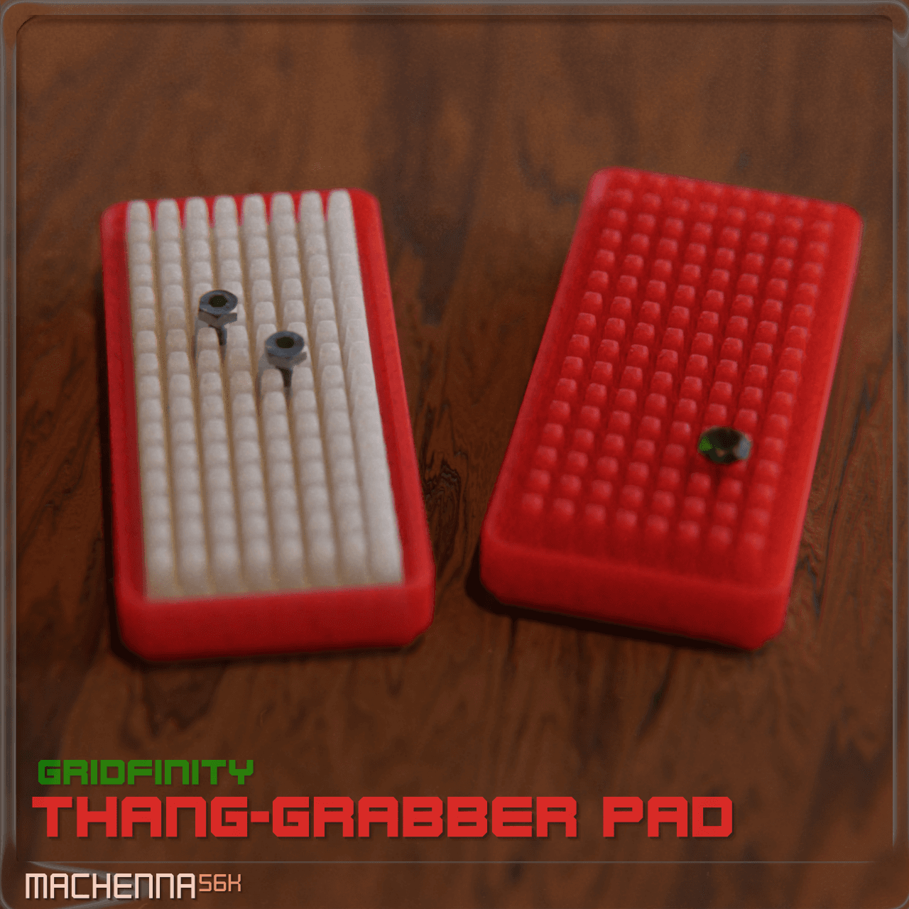 Gridfinity | Thang-Grabber Pad 3d model