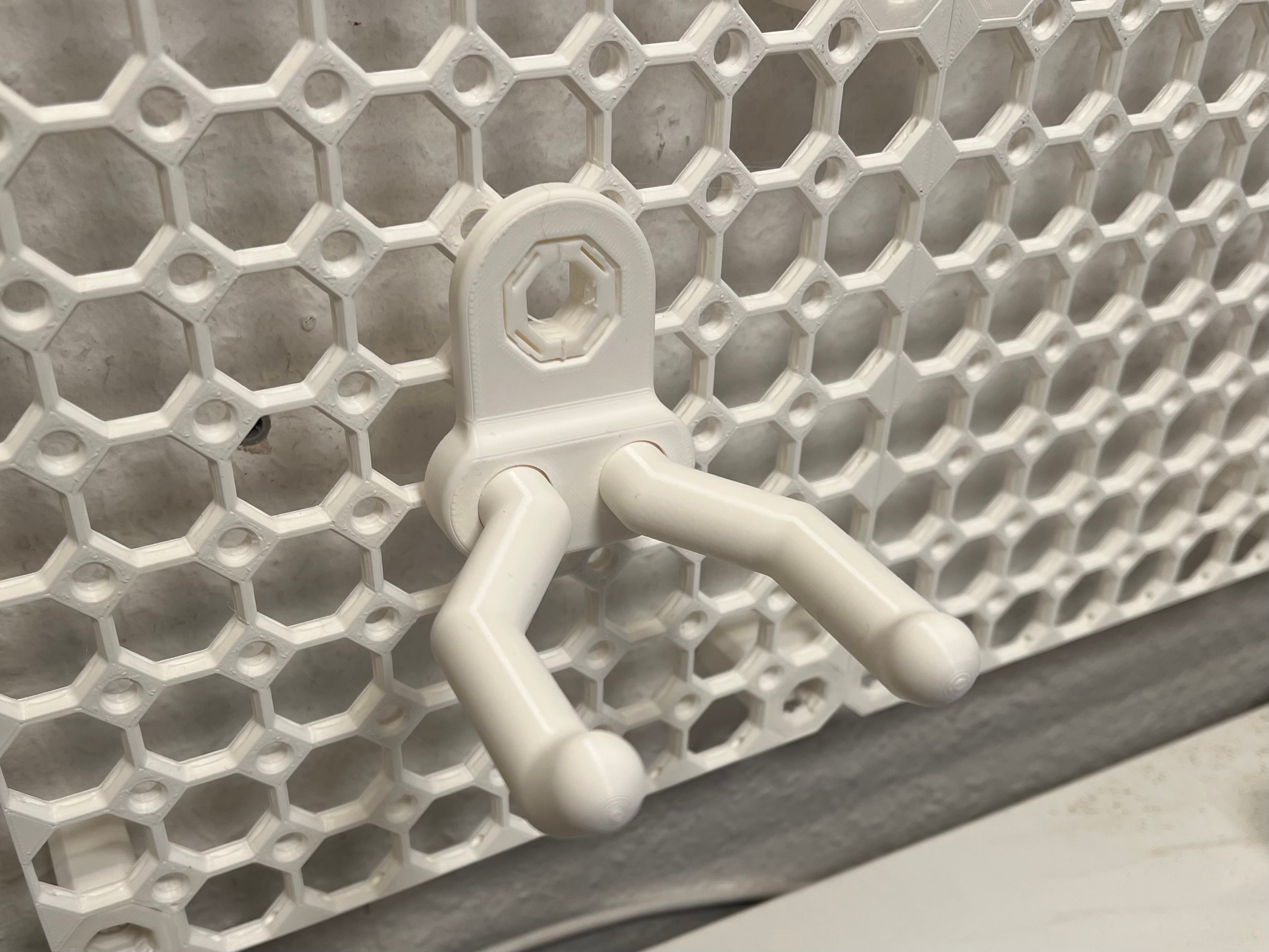 Multiboard grabby arm hooks 3d model