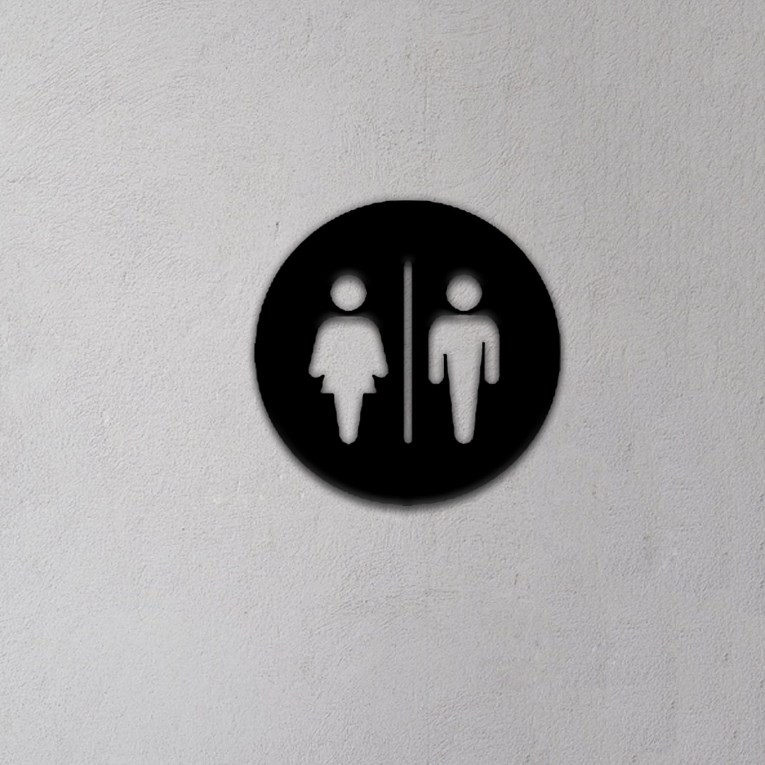 Toilet Sign 3d model