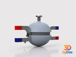 Magnemite Pokeball 3d model