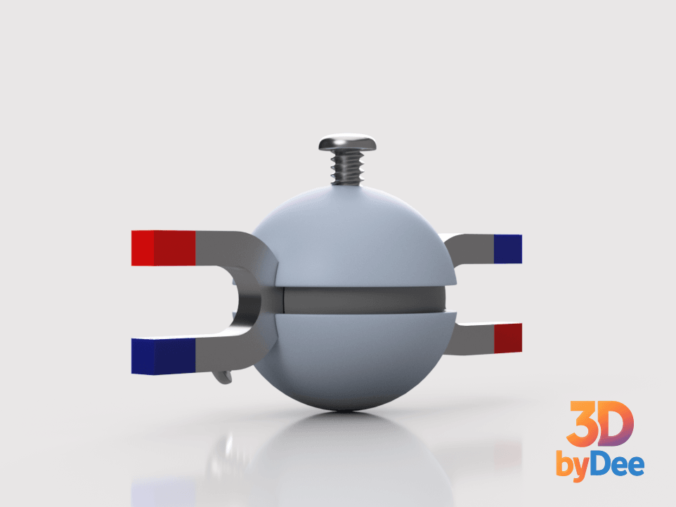 Magnemite Pokeball 3d model