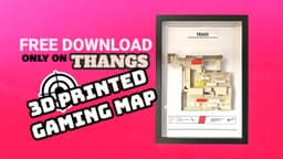 3D Printed Gaming Map -Inspired by "Train" - Fan Art 3d model