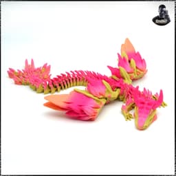 Big Glorious Dragon - Winged - Articulated - Flexi - Print in Place - No Supports - Fantasy 3d model