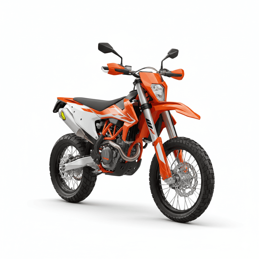 KTM 150 EXC Two Stroke Motorcycle 3d model