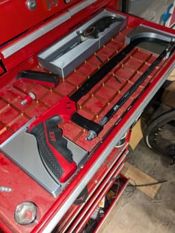 Ace Hardware 12 Inch Hacksaw - Gridfinity Bin - 12x3 v0.step 3d model