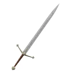 Claymore Greatsword (3D Printable) 3d model