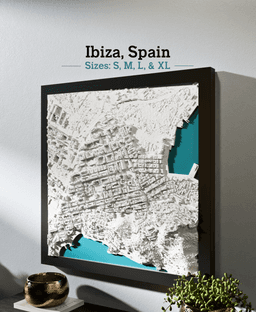 Ibiza, Spain - S, M, L, & XL 3d model