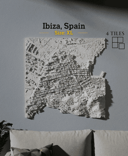 Ibiza, Spain - S, M, L, & XL 3d model