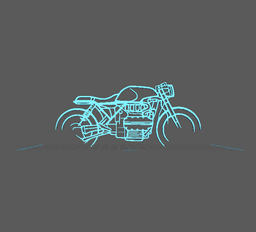 BMW - K1100 Wall Art 3d model